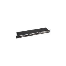 Панель коммутационная 19", 1U, 24 порта, STP, RJ-45, CAT 5e REXANT PRO 02-0041