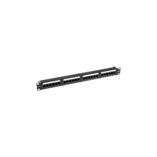 Панель коммутационная с кабельным органайзером 19", 1U, 24 порта, RJ-45, CAT 6, UTP REXANT PRO 02-0231
